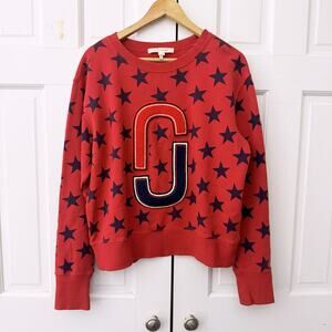 Marc Jacobs Red 90s Star Sweatshirt (Size Medium)